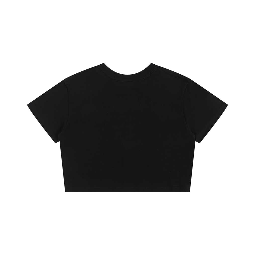 RareGem Crop Tee Black